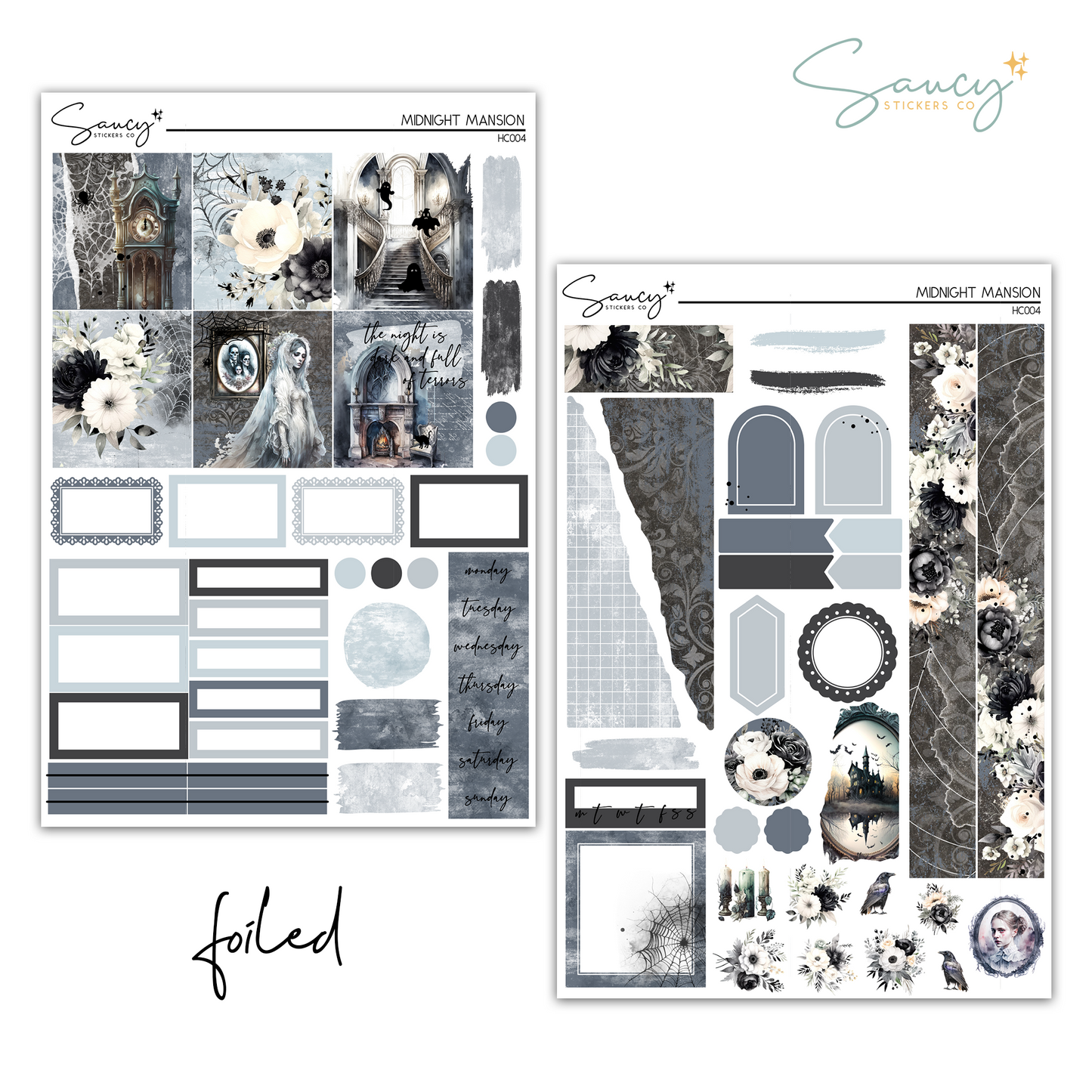 Midnight Mansion | Hobonichi Cousin Kit