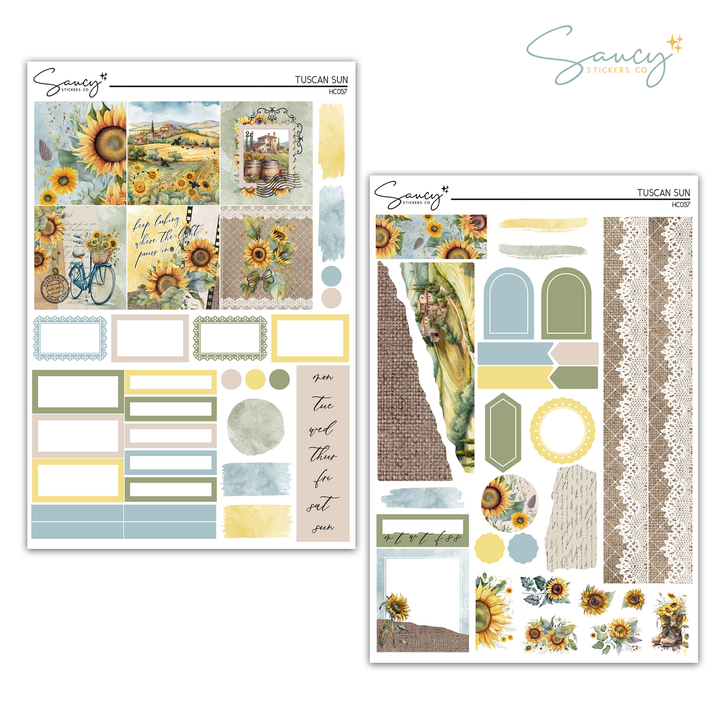 Tuscan Sun | Hobonichi Cousin Kit