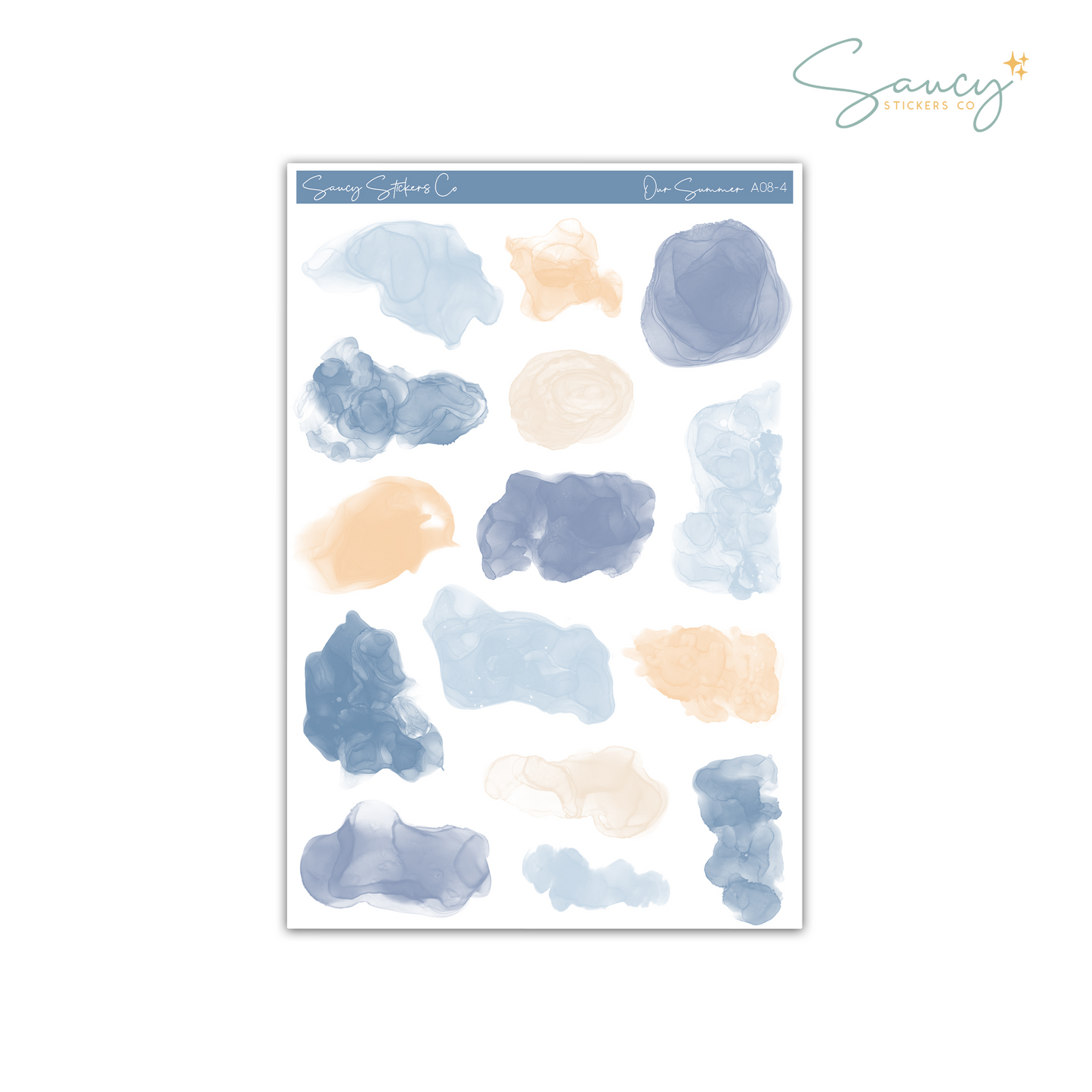 Our Summer • Watercolor Splashes