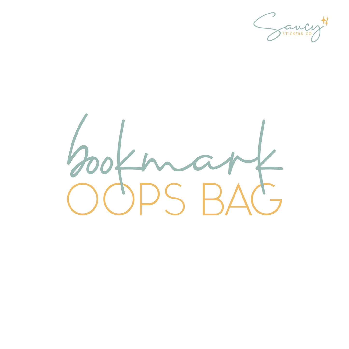 Bookmark Oops Bags