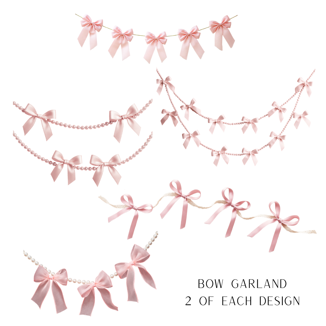 Bow Garland • Sticker Die Cuts