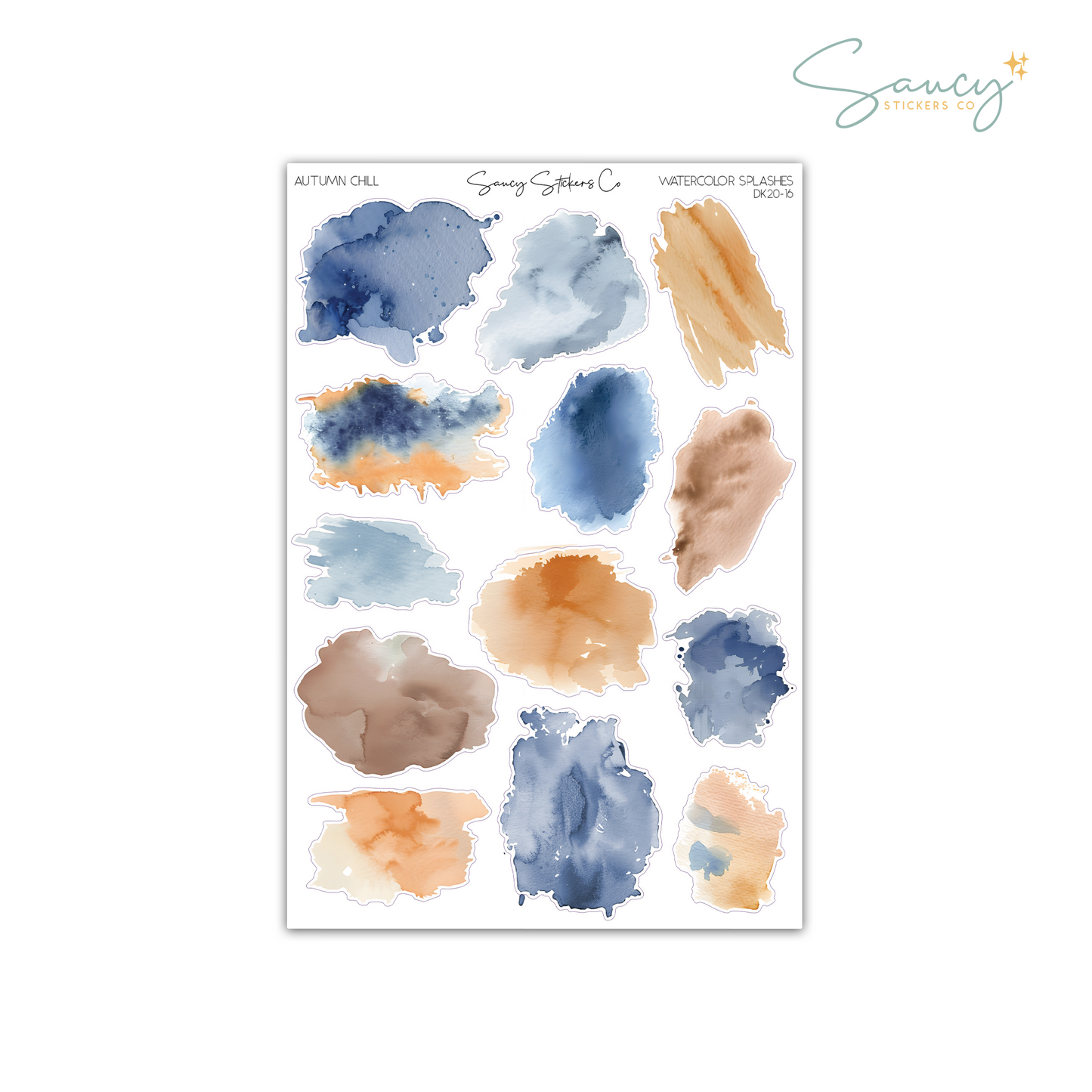 Autumn Chill• Watercolor Splashes