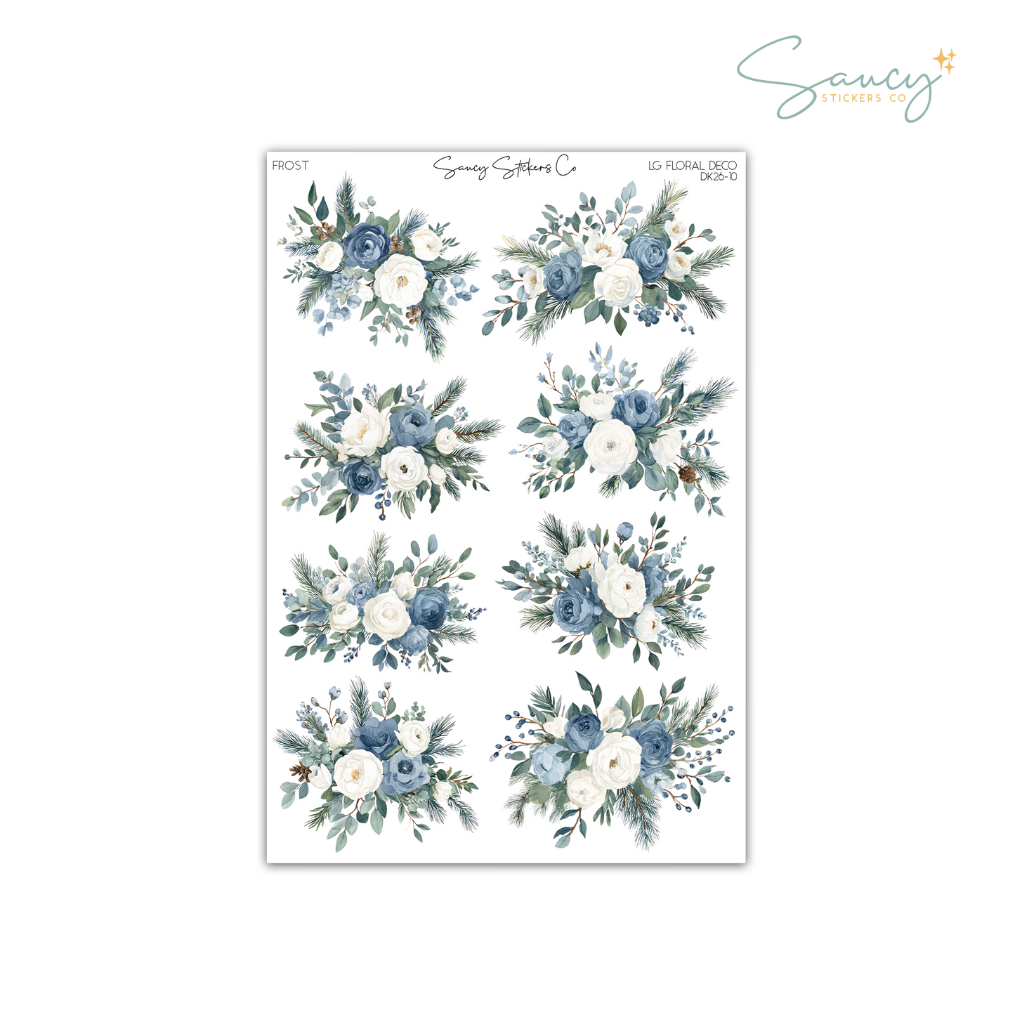 Frost • Large Floral Deco
