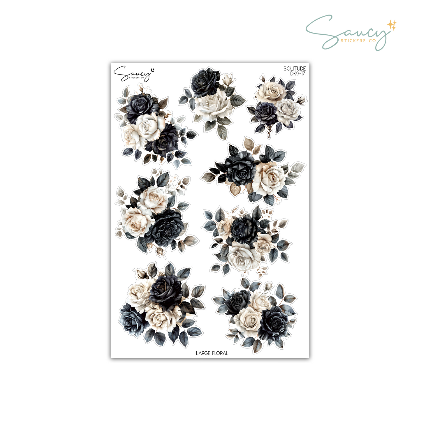 Solitude • Large Floral Deco