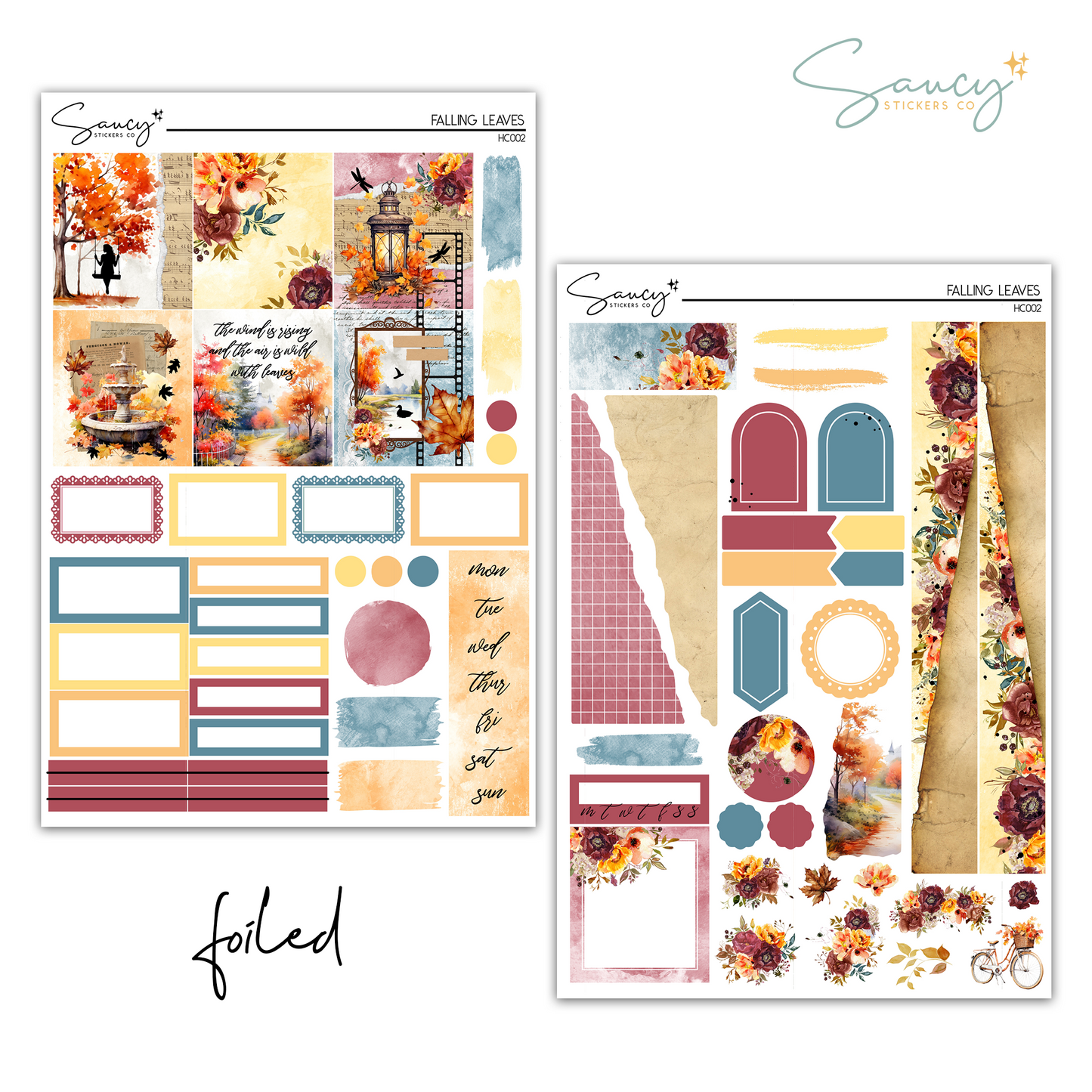 Falling Leaves | Hobonichi Cousin Kit