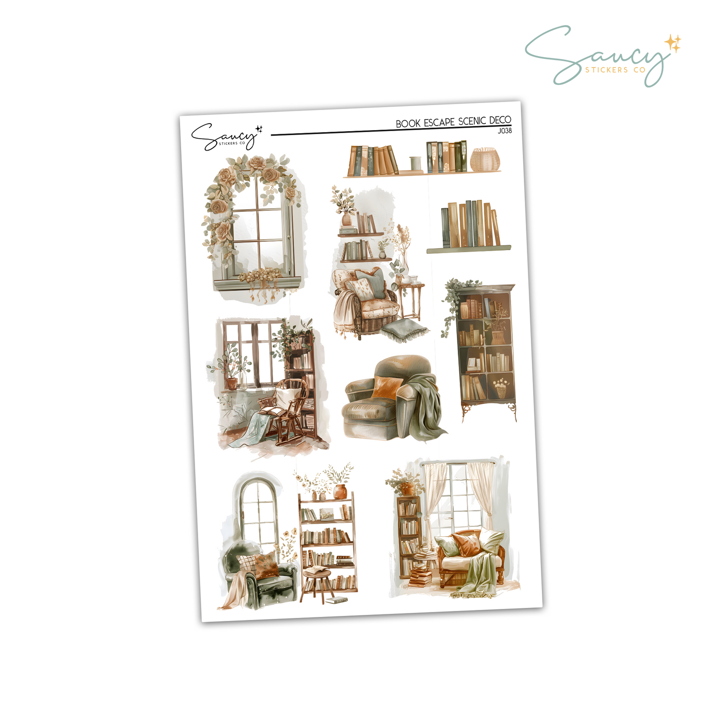 Book Escape Scenic Deco | Journaling Kit