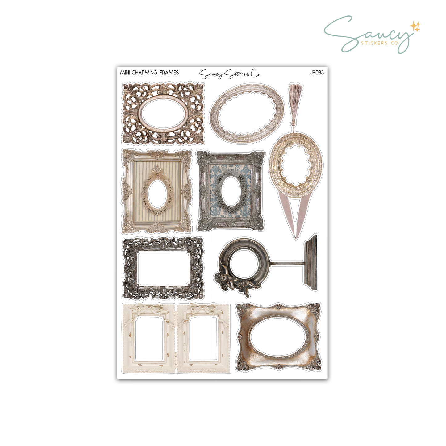 Mini Charming Frames • Journaling Stickers