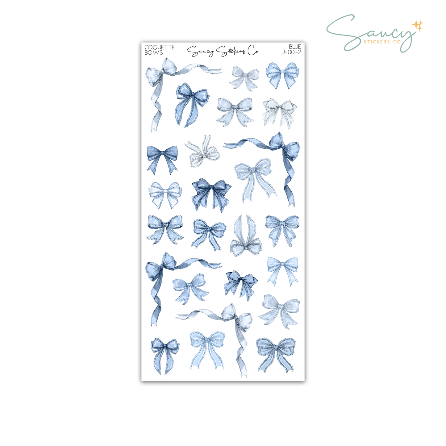 Coquette Bows • Journaling Stickers