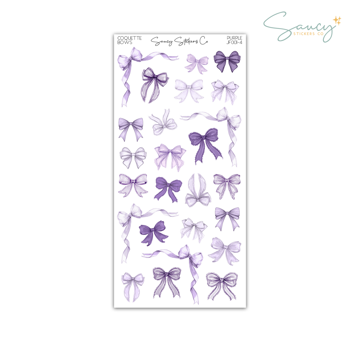 Coquette Bows • Journaling Stickers