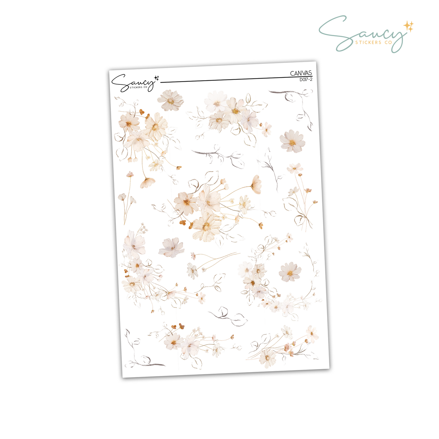 Canvas | Large Floral Deco