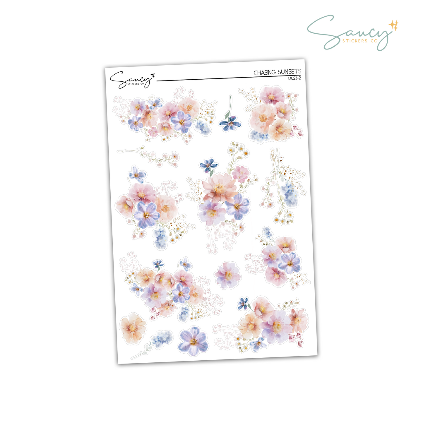 Chasing Sunsets | Large Floral Deco