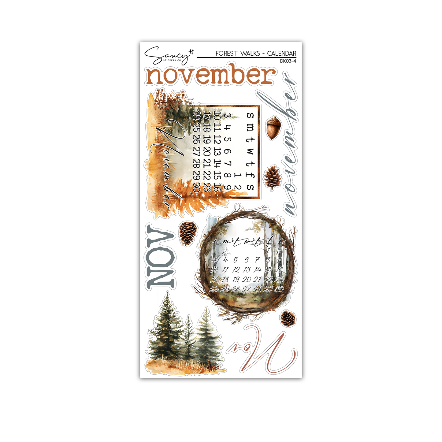Forest Walks / November 2024 Decorative Kit