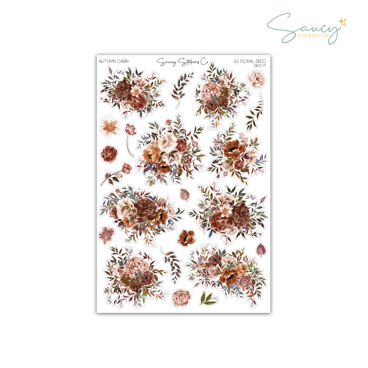 Autumn Cabin • Large Floral Deco