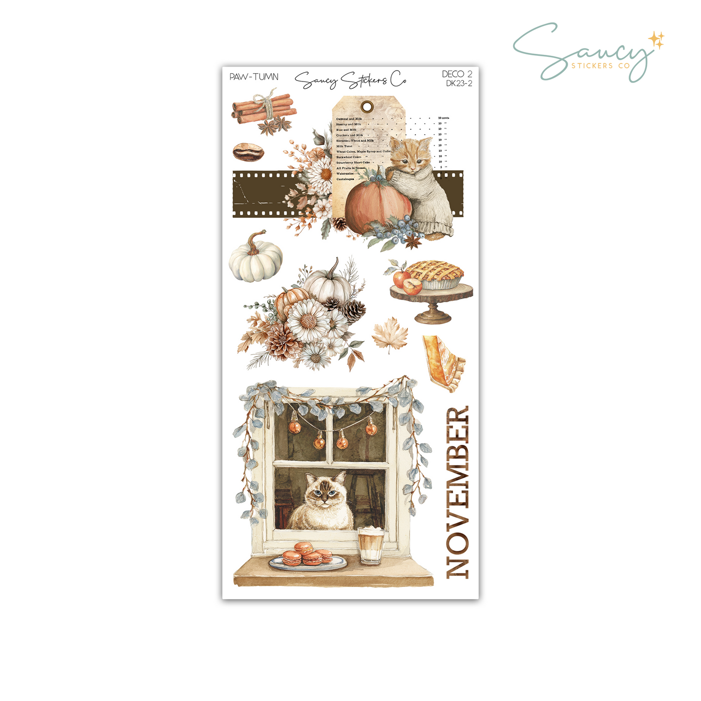 Paw-tumn • Decorative Kit