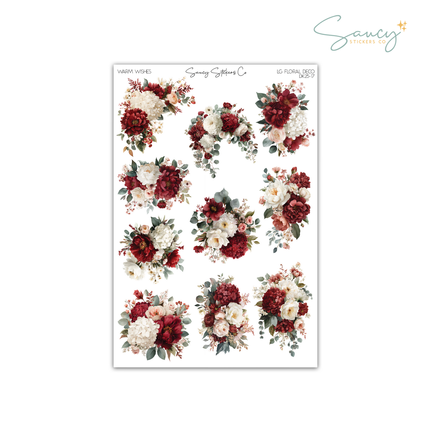 Warm Wishes • Large Floral Deco