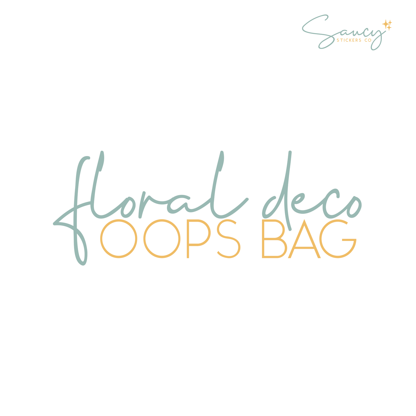 Floral Deco Oops Bag