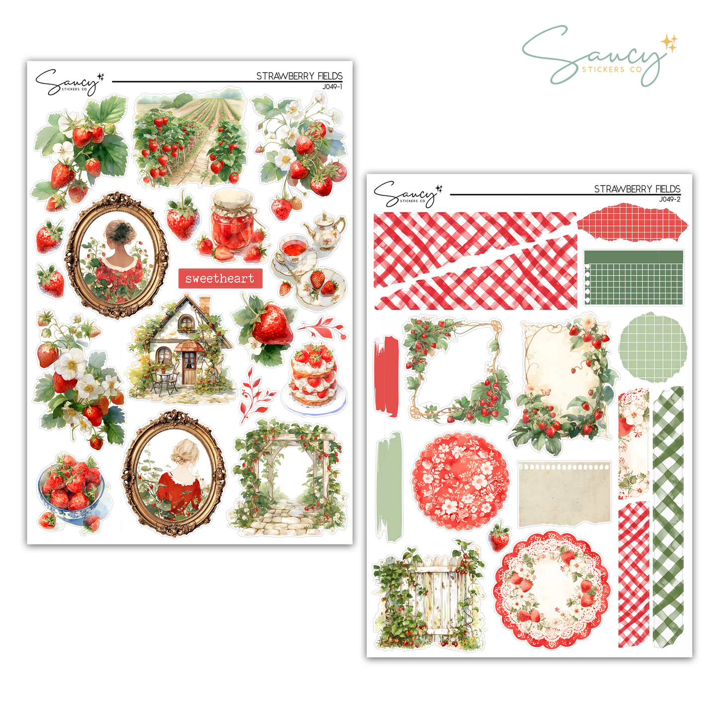 Strawberry Fields | Journaling Kit