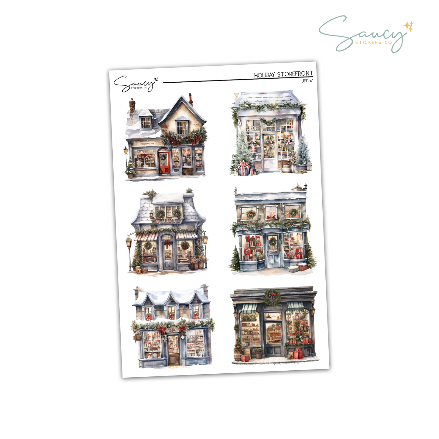 Holiday Storefront | Journaling Stickers