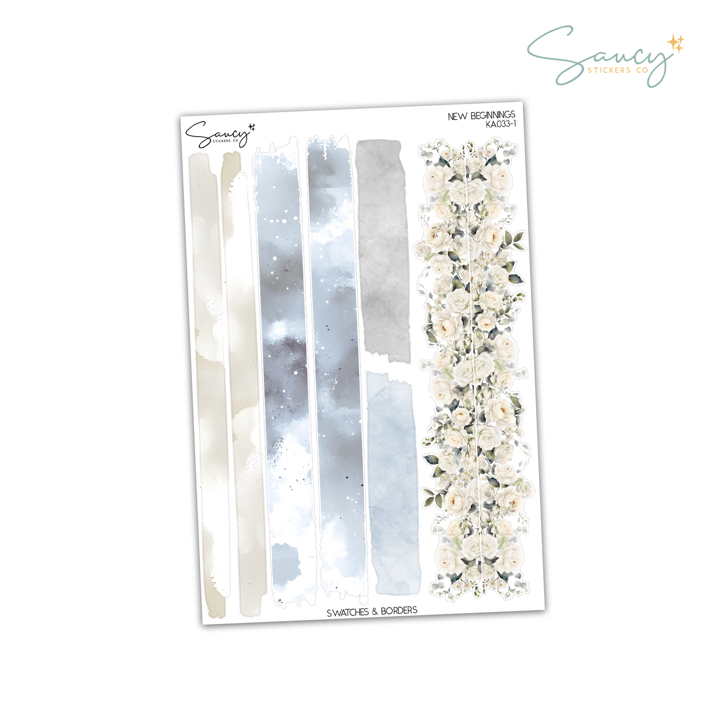 New Beginnings | Swatches & Borders