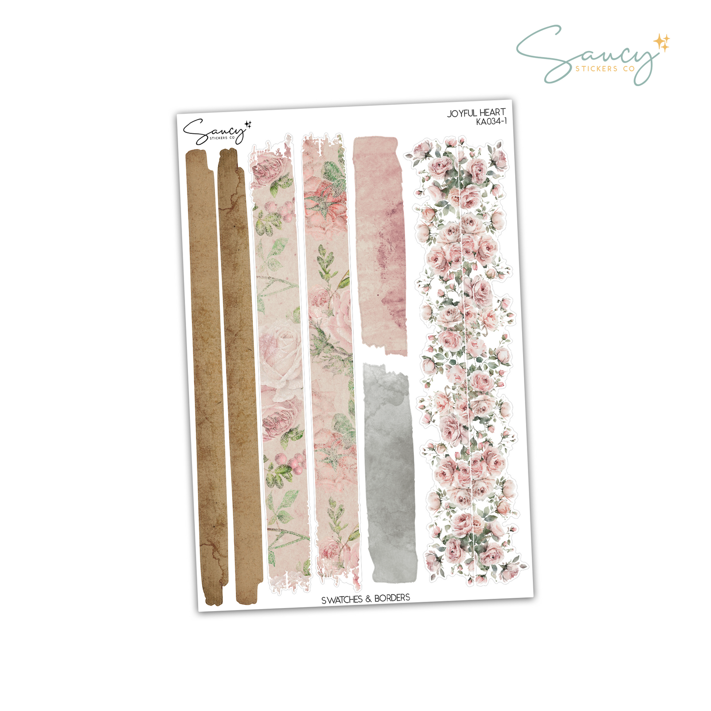 Joyful Heart | Swatches & Borders