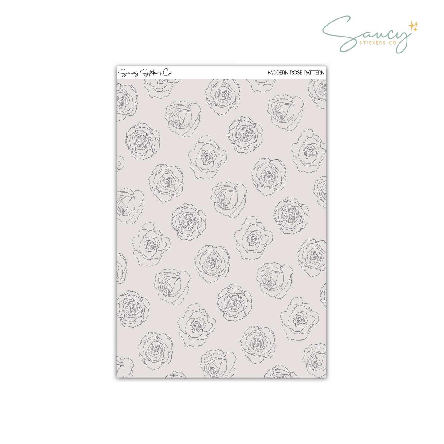 Modern Rose • Pattern