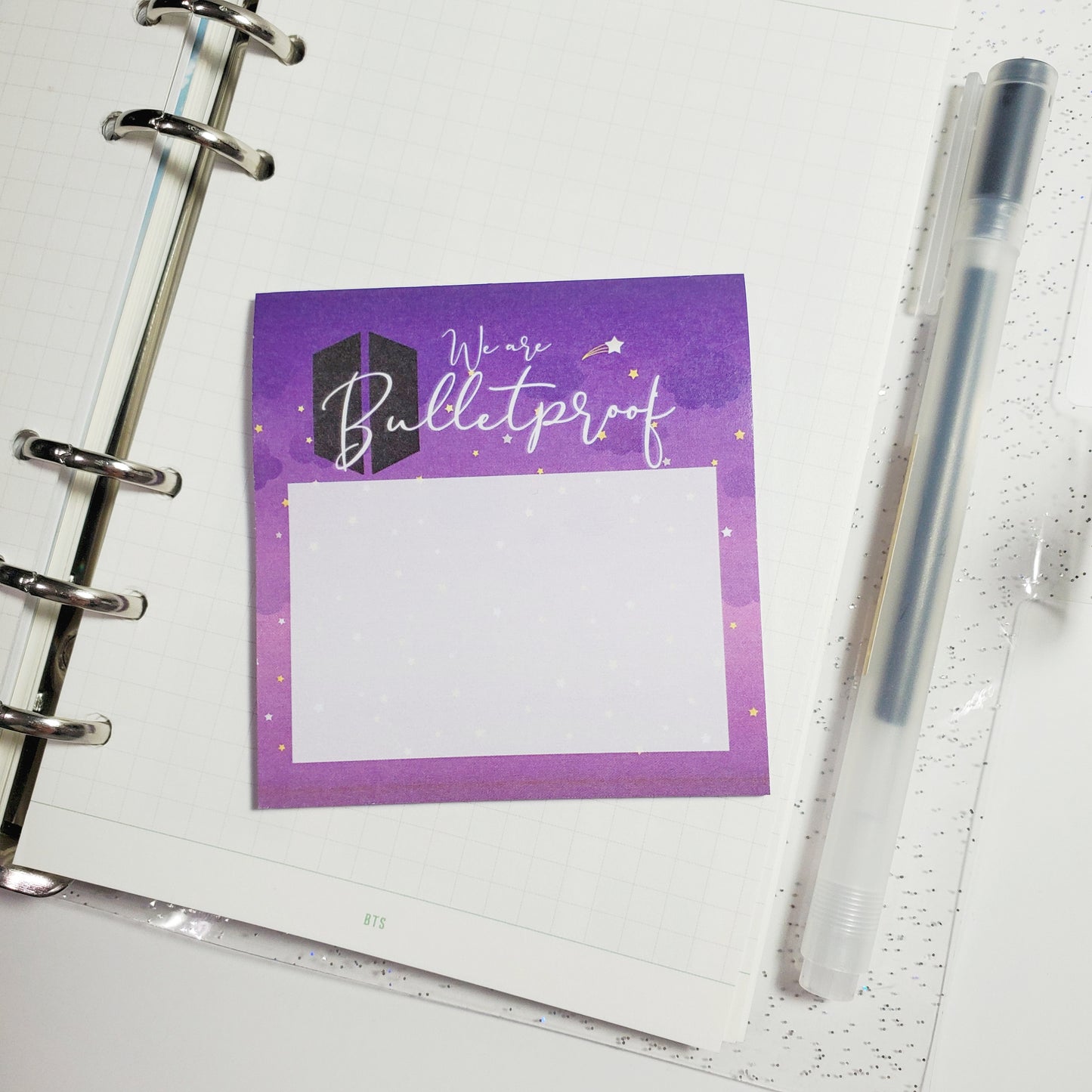 We Are Bulletproof BTS Sticky Notes