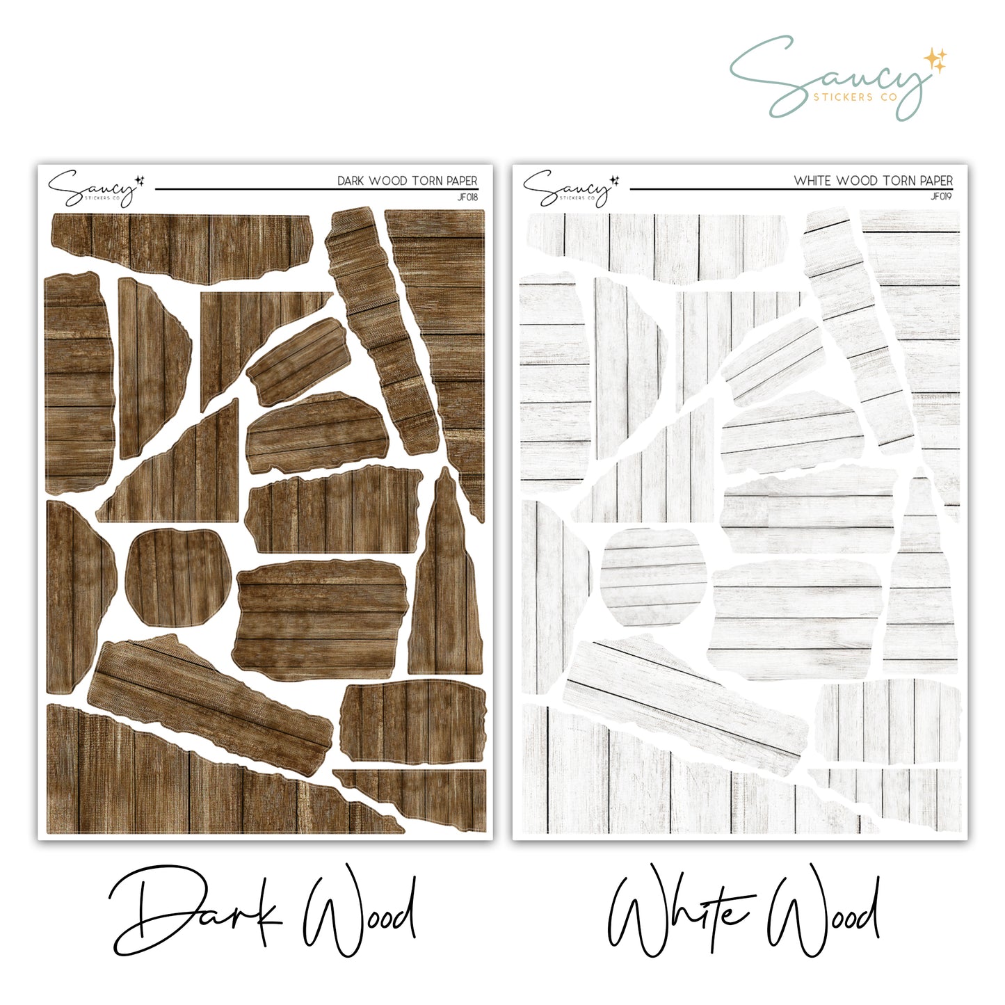 Torn Paper Collection | Journaling Stickers