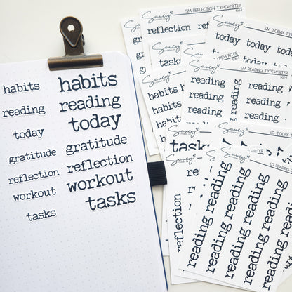 Gratitude - Typewriter