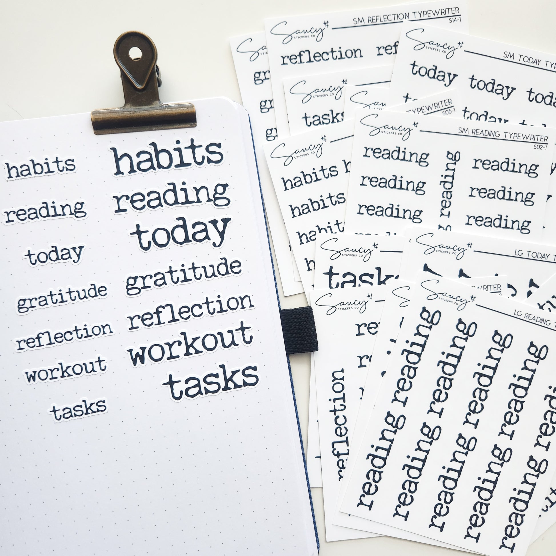 Tasks - Typewriter – Saucy Stickers Co