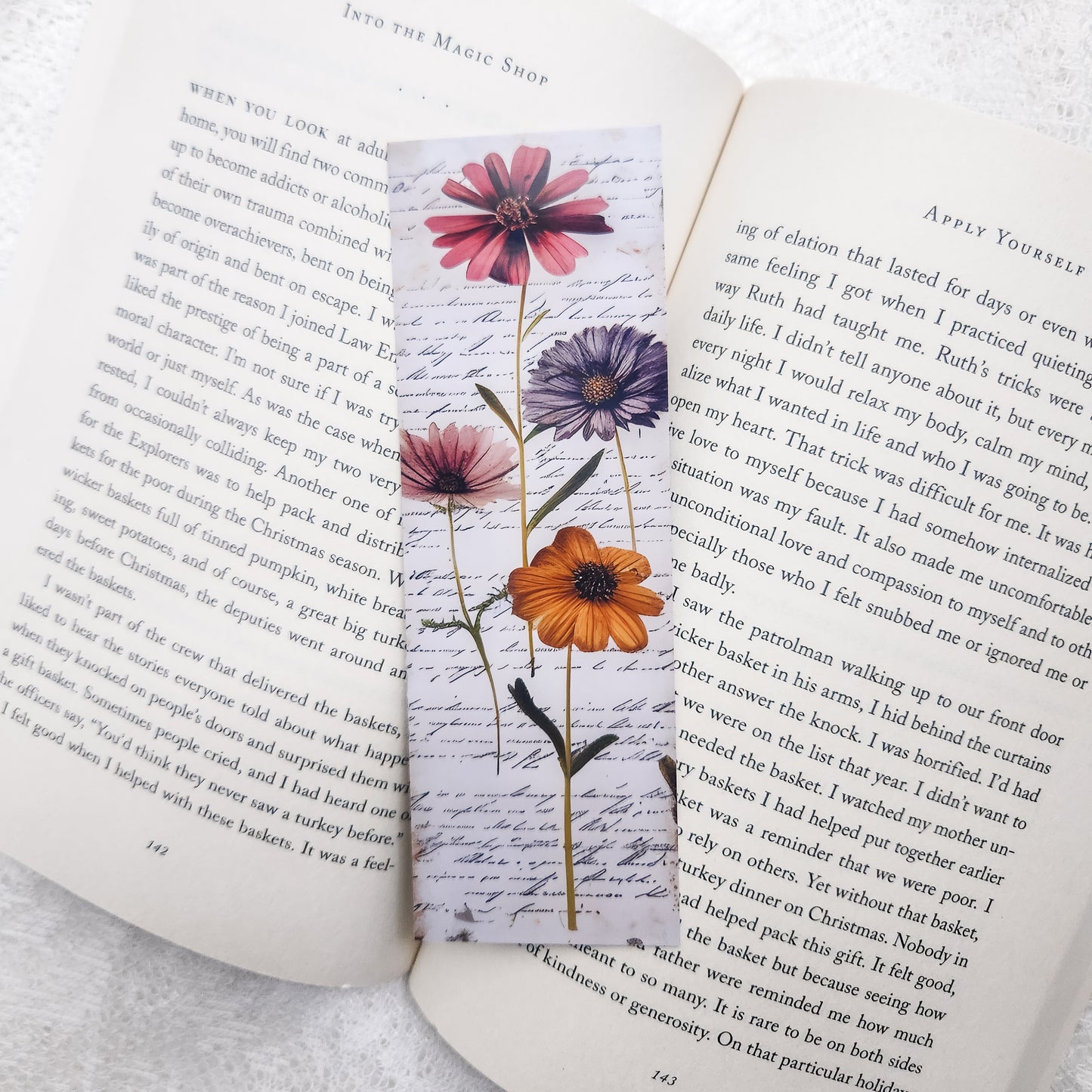 Vintage Floral Bookmark