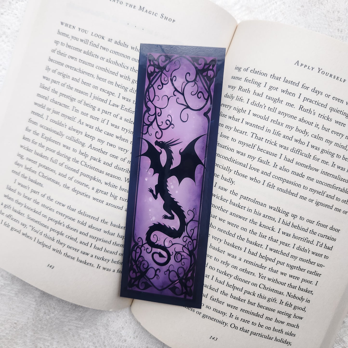 Purple Dragon Bookmark