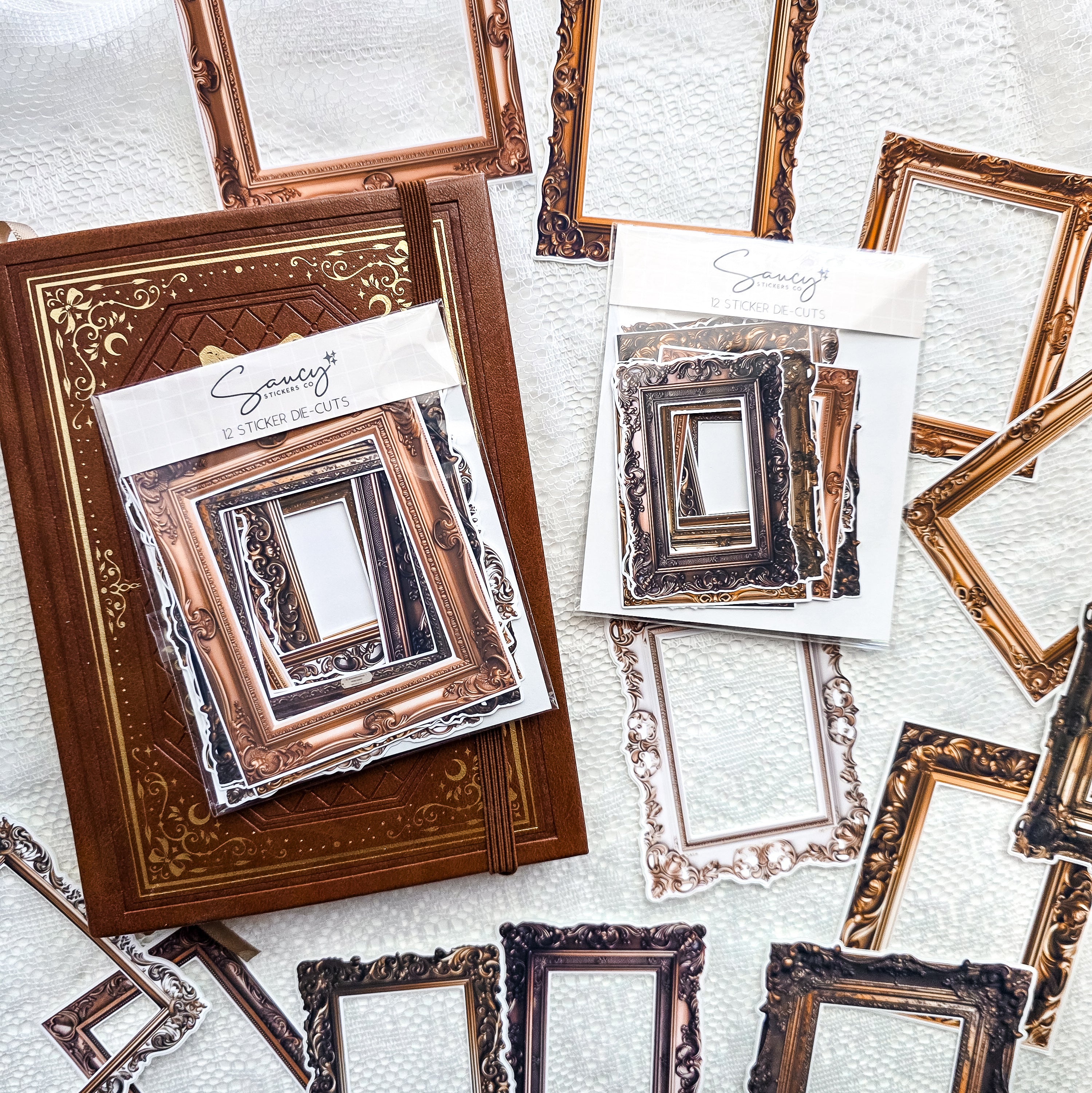 Ssce Sticker Frame Antique Frames • Sticker Die Cuts – Saucy Stickers Co