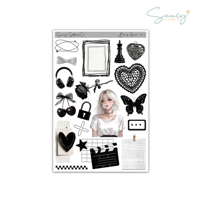 Black Heart • Journaling Kit