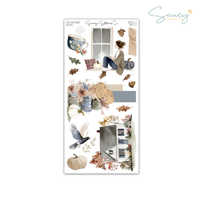 November Blues • Decorative Kit