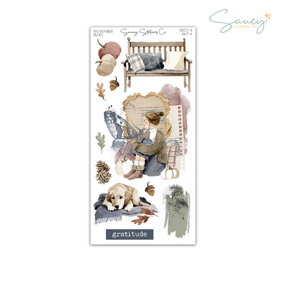 November Blues • Decorative Kit