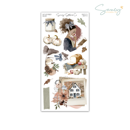November Blues • Decorative Kit