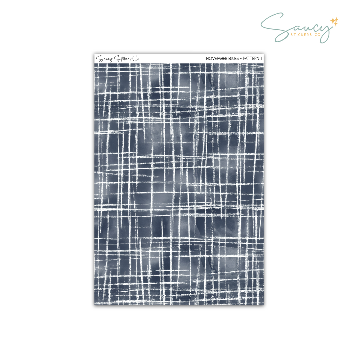 November Blues • Pattern 1