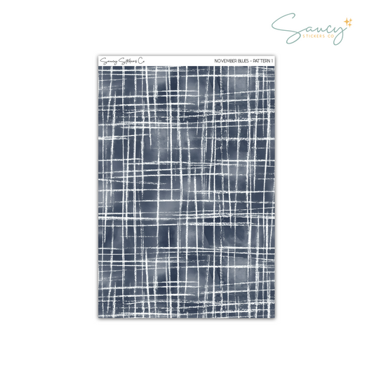 November Blues • Pattern 1