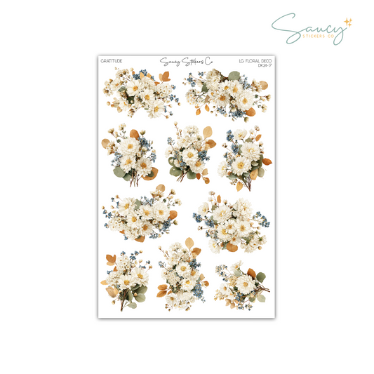 Gratitude • Large Floral Deco