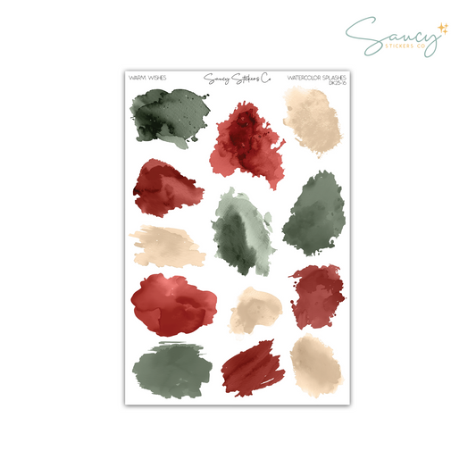 Warm Wishes • Watercolor Splashes