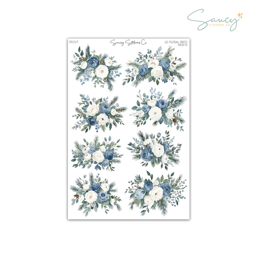 Frost • Large Floral Deco