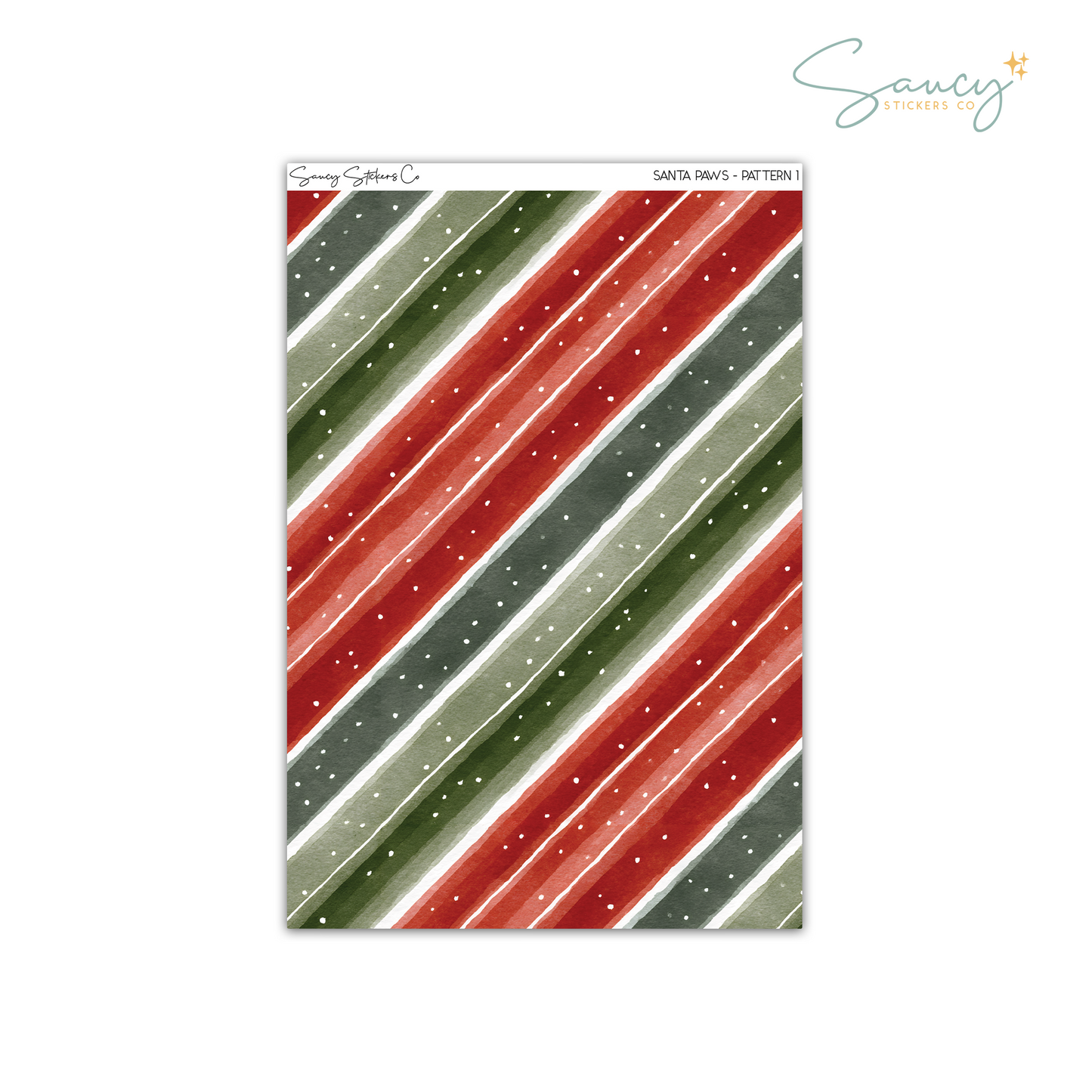 Santa Paws • Pattern 1