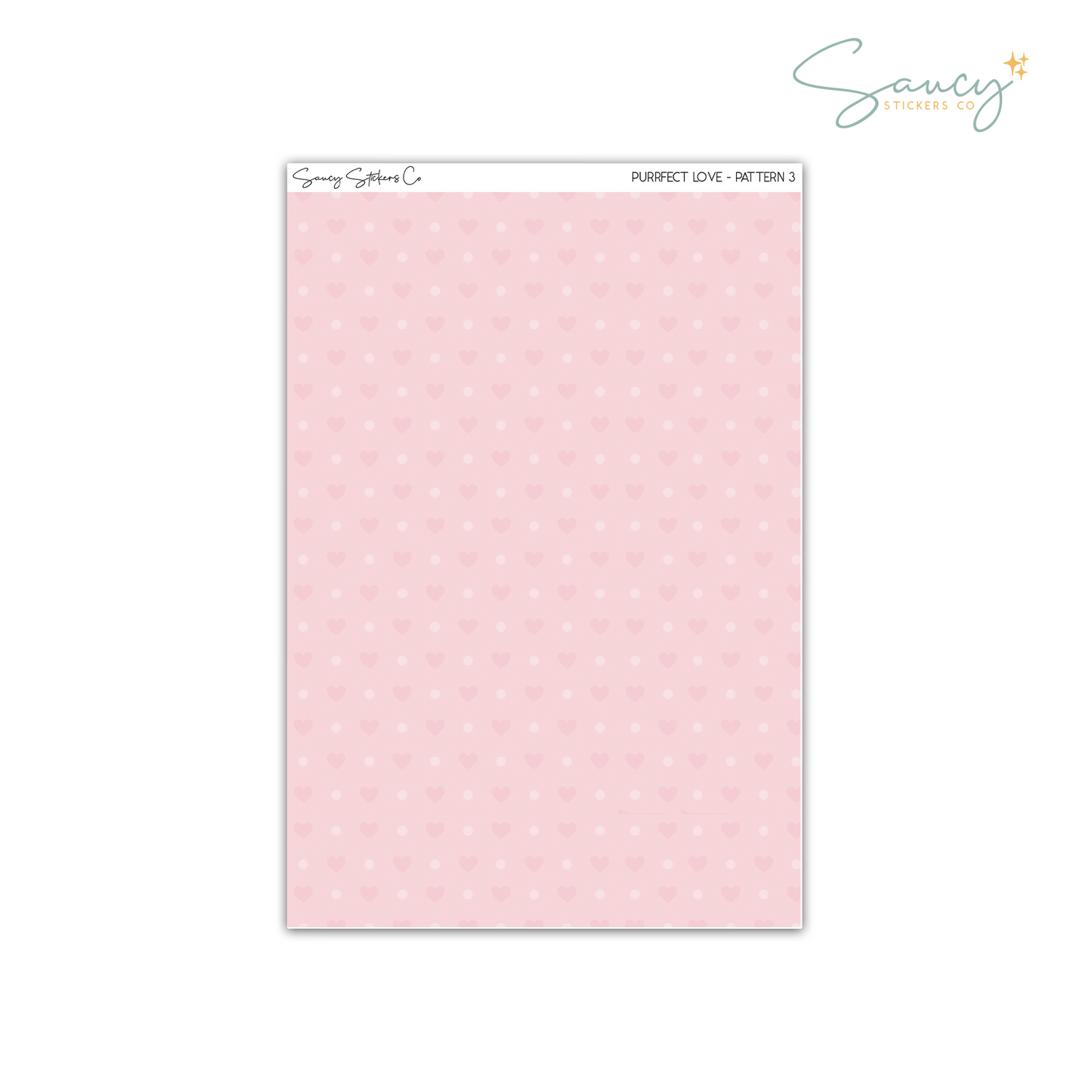 Purrfect Love • Pattern 3