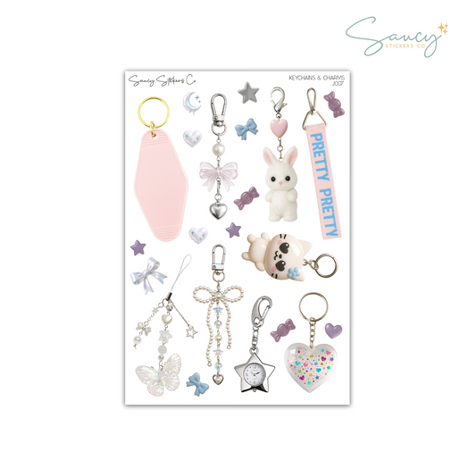 Keychains & Charms • Journaling Stickers
