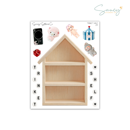 Trinket Shelf • Journaling Stickers