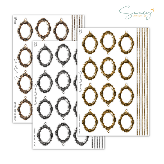 Large Dangle Frames