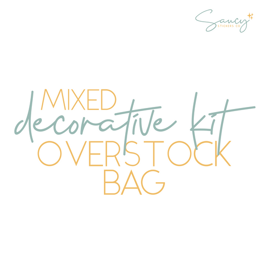 Mixed Decorative Kit Overstock Bag