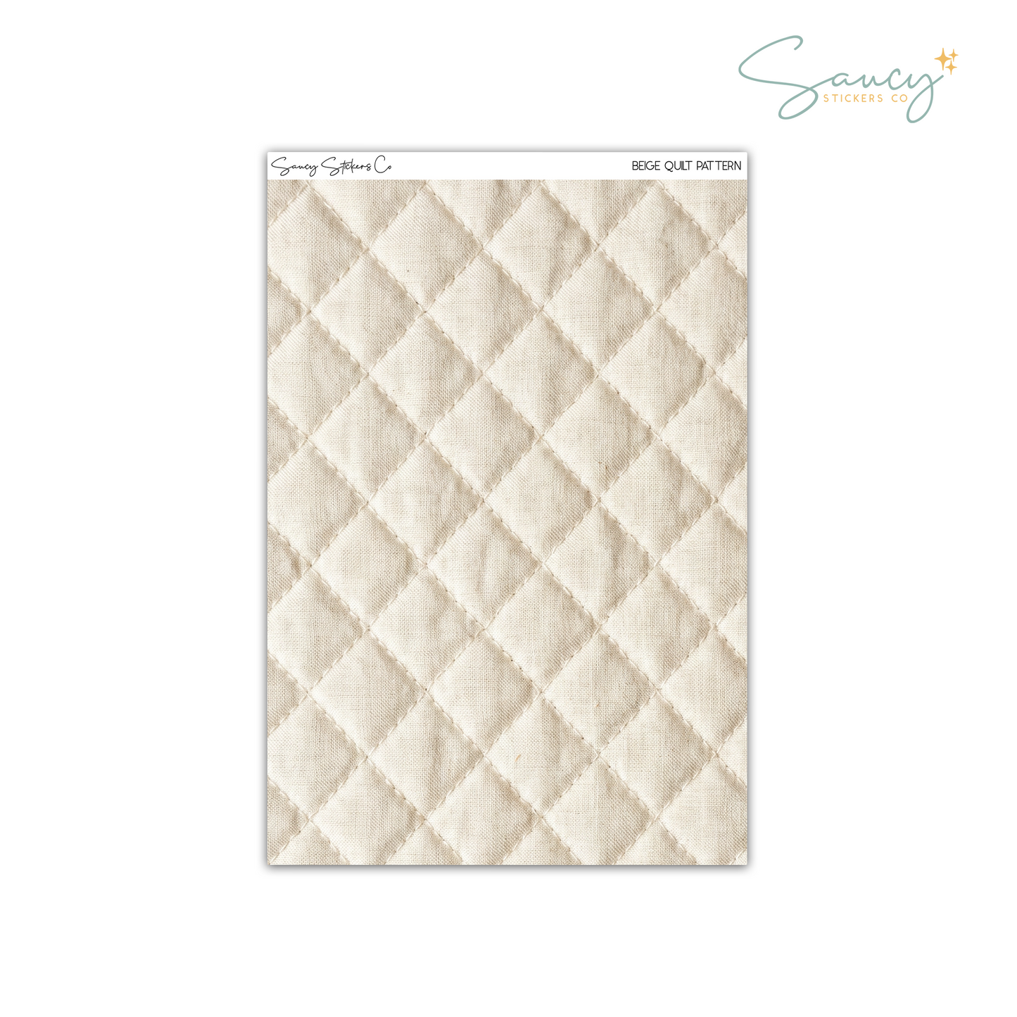 Beige Quilt • Pattern