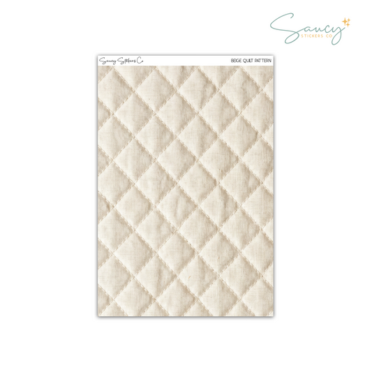Beige Quilt • Pattern