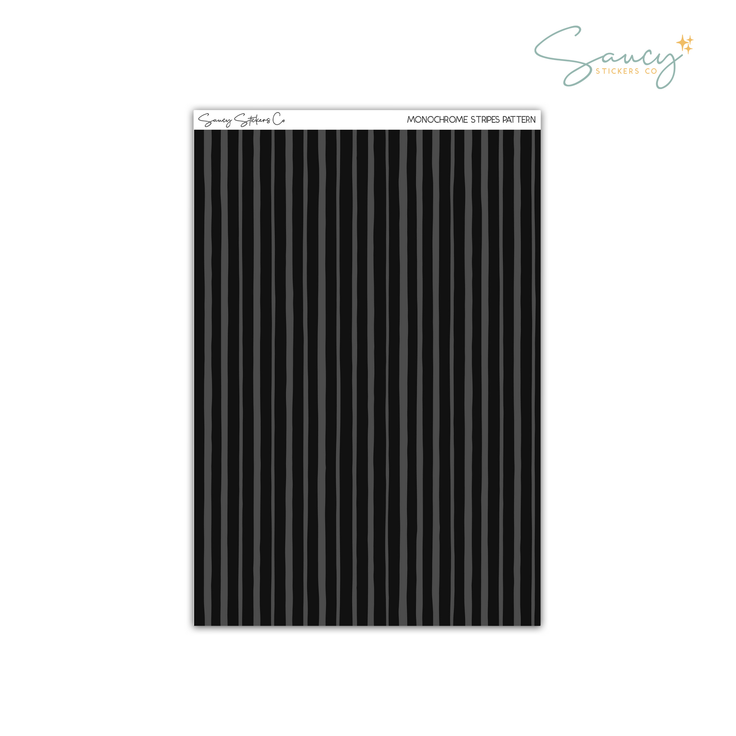 Monochrome Stripes • Pattern